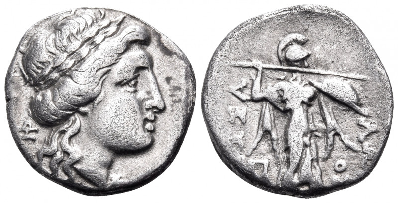 THESSALY, Thessalian League. Circa 150-100 BC. Drachm (Silver, 18 mm, 3.79 g, 9 ...