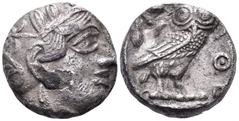 ATTICA. Athens. Circa 406/5 BC. Tetradrachm (Silver plated bronze, 21.5 mm, 14.3...