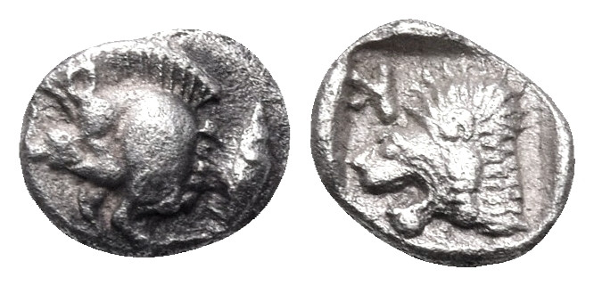 MYSIA. Kyzikos. Circa 450-400 BC. Tetartemorion (Silver, 5 mm, 0.18 g, 12 h). Fo...