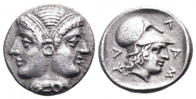 MYSIA. Lampsakos. Circa 390-330 BC. Diobol (Silver, 11 mm, 1.21 g, 3 h). Janifor...