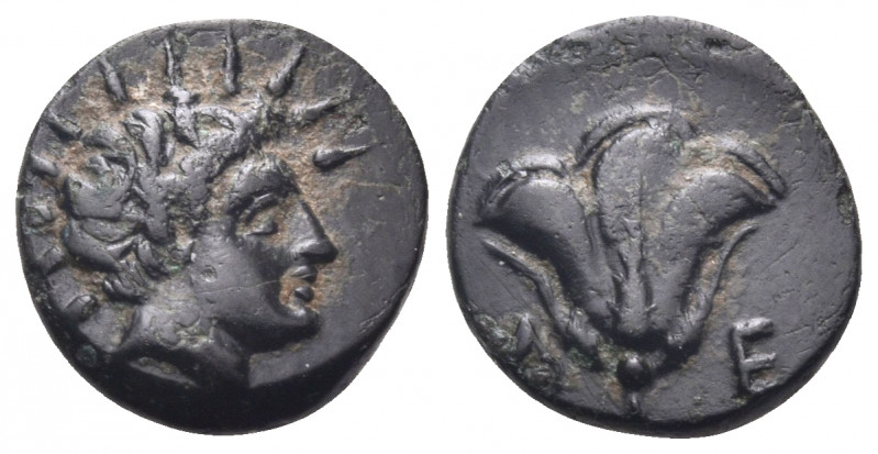 MYSIA. Lampsakos. Memnon of Rhodes, circa 380-333 BC. Chalkous (Bronze, 10 mm, 0...