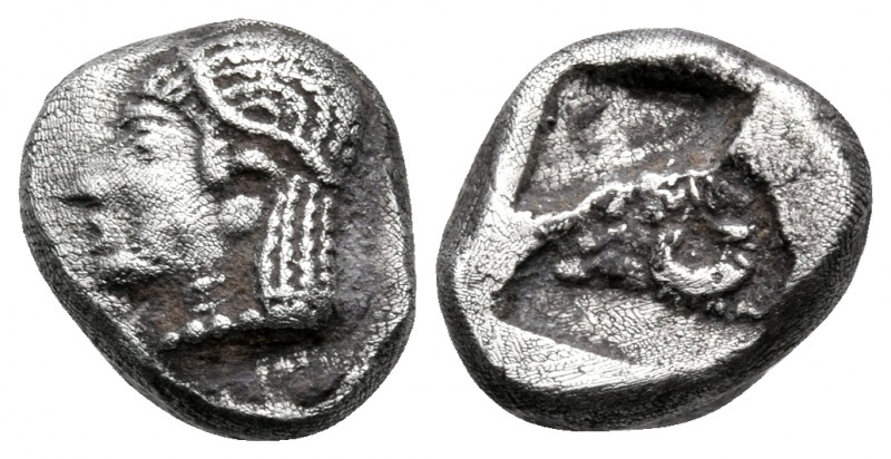 TROAS. Kebren. 5th century BC. Diobol (Silver, 9.5 mm, 1.28 g, 12 h), c. 480-460...