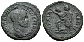 THRACE. Anchialus. Maximinus I, 235-238. (Bronze, 25.10 mm, 7.63 g, 12 h). AYT MAΞI(ME)INOC EYCEBHC A(YΓ) Laureate head of Maximinus to right. Rev. ΑΓ...