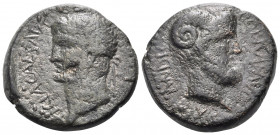 MACEDON. Cassandraea. Claudius, 41-54. (Bronze, 21 mm, 8.86 g, 6 h). TI CLA CAES AVG GERM P M TR POT Laureate head of Claudius to left. Rev. COL IVL A...