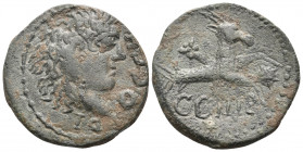 MYSIA. Parium. Pseudo-autonomous issue, Time of Valerian I and Gallienus, ca. 253-268. (Bronze, 22 mm, 6.03 g, 9 h). IO-OCCH ( sic ) Head of the epony...