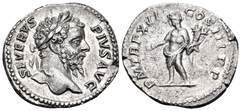 Septimius Severus, 193-211. Denarius (Silver, 19.00 mm, 2.88 g, 6 h), Rome, 208....