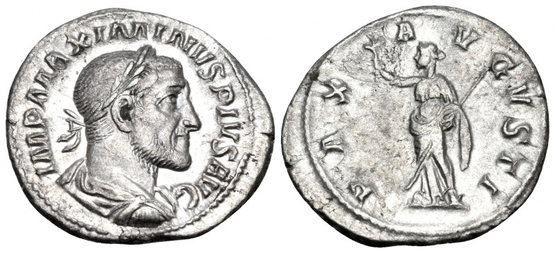 Maximinus I, 235-238. Denarius (Silver, 19.5 mm, 2.52 g, 12 h), Rome, 236. IMP M...