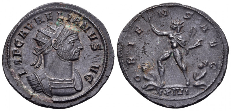 Aurelian, 270-275. Antoninianus (Billon, 23 mm, 3.77 g, 6 h), Siscia, 6th offici...