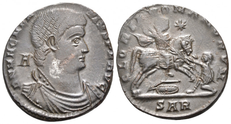 Magnentius, 350-353. Centenionalis (Bronze, 23 mm, 4.22 g, 1 h), Arelate (Arles)...