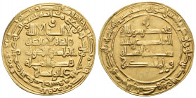 ISLAMIC, Persia (Pre-Seljuq). Buwayhids (Buyids). Baha' al-Dawla Abu Nasr Firuz Kharshah, AH 379-403 / AD 989-1012. Dinar (Gold, 26 mm, 4.33 g, 1 h), ...