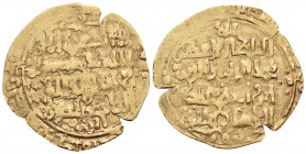 ISLAMIC, Seljuks. Great Seljuk. Mu'izz al-Din Ahmad Sanjar, AH 511-552 / AD 1118-1157. Dinar (Gold, 25 mm, 4.75 g, 8 h), Nishapur (?). Album 1686. Wil...