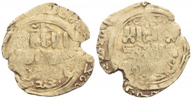 ISLAMIC, Mongols. Great Khans. temp. Chingiz (Genghis) to Ögedei, AH 602-639 / AD 1206-1241. Dinar (Gold, 25 mm, 3.83 g, 7 h), struck in the name of t...