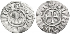 ARMENIA, Cilician Armenia. Royal. Hetoum II, 1289-1293, 1295-1296, and 1301-1305. Denier (Billon, 16 mm, 0.59 g, 8 h). 'Hetoum king' ( in Armenian ) C...