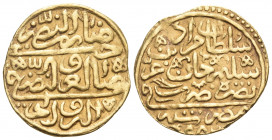 ISLAMIC, Ottoman Empire. Murad III, AH 982-1003 / AD 1574-1595. Sultani (Gold, 19 mm, 3.48 g, 10 h), struck during the first year of Murad's rule, Mis...