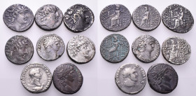 GREEK AND ROMAN PROVINCIAL. Antioch. Circa 2nd century BC - 2nd century AD. Tetradrachm (Silver, 111.85 g). Lot of Eight (8) Seleukid and Roman Provin...
