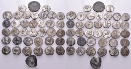 ROMAN IMPERIAL & BYZANTINE. Circa 2nd - 8th century. (Silver/Bronze, 75.4 g). A lot of Thirty-seven (37) Roman and Byzantine coins, including thirty-f...