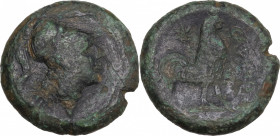 Northern Campania, Cales, c. 265-240 BC. Æ (19mm, 6.60g). Fine