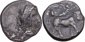 Southern Campania, Neapolis, c. 300-275 BC. AR Didrachm (21mm, 7.30g). Fine