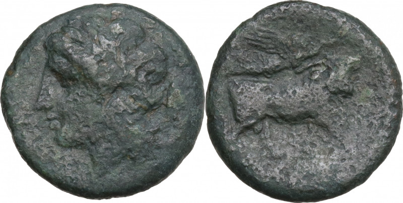 Southern Campania, Neapolis, c. 270-250 BC. Æ (19mm, 5.10g). Fine