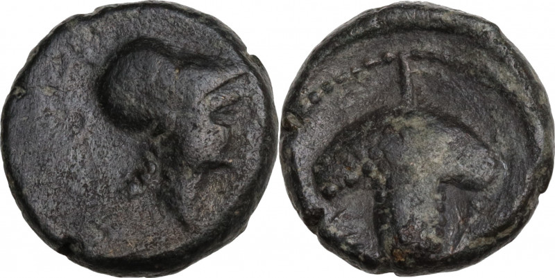 Northern Apulia, Arpi, c. 215-212 BC. Æ (14mm, 4.00g)