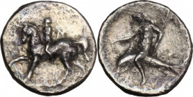 Southern Apulia, Tarentum, c. 272-240 BC. AR Nomos (21mm, 5.30g). Good Fine