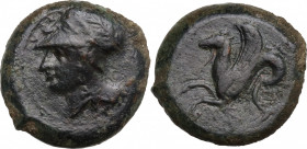 Sicily, Syracuse, 400-390 BC. Æ Hemilitron (21mm, 8.60). Good Fine
