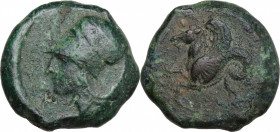 Sicily, Syracuse, 400-390 BC. Æ Hemilitron (20mm, 8.40). Good Fine