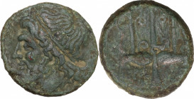 Sicily, Syracuse. Hieron II (275-215 BC). Æ (19mm, 6.30g). Good Fine