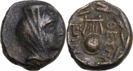 Boeotia, Thespiai, c. 210 BC. Æ (14.5mm, 3.60). Near VF