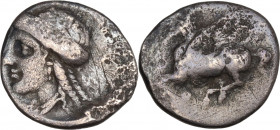 Corinth, c. 350-300 BC. AR Drachm (16mm, 2.40g). Fine