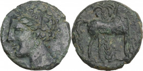 Carthage, c. 400-350 BC. Æ (15mm, 2.50g). Good Fine - near VF