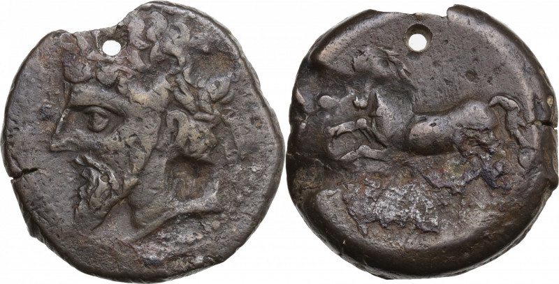 Kings of Numidia, Massinissa or Micipsa (203-148 BC or 148-118 BC). Æ (25mm, 14....