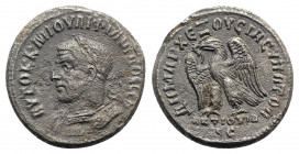 Philip I (244-249). Seleucis and Pieria, Antioch. AR Tetradrachm (26mm, 10.51g, 12h). AD 248-9. Laureate and cuirassed bust l. R/ Eagle standing l., w...