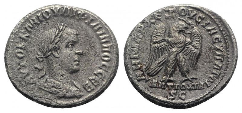 Philip II (247-249). Seleucis and Pieria, Antioch. AR Tetradrachm (27mm, 11.59g,...