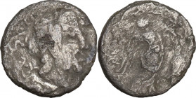 L. Rubrius Dossenus, Rome, 87 BC. AR Quinarius (13.5mm, 1.60g). Fair