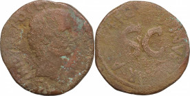 Augustus (27 BC-AD 14). Æ As (25.5mm, 9.40g). Rome, 15 BC. L. Naevius Surdinus, moneyer