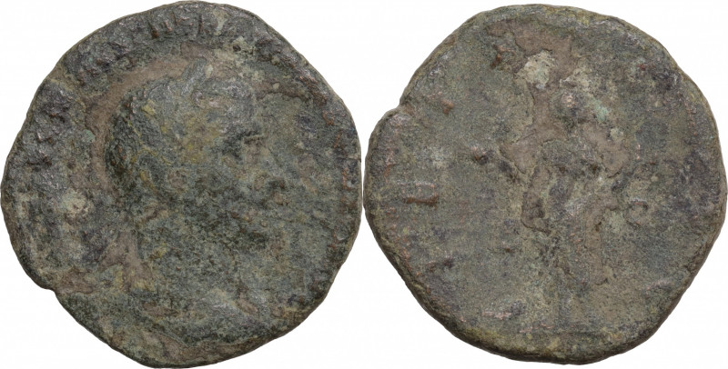 Trebonianus Gallus (251-253). Æ Sestertius (29mm, 13.50g). Rome - R/ Pietas. Fin...