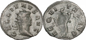 Gallienus (253-268). Antoninianus (21mm, 1.70g). Rome - R/ Aequitas. Good Fine