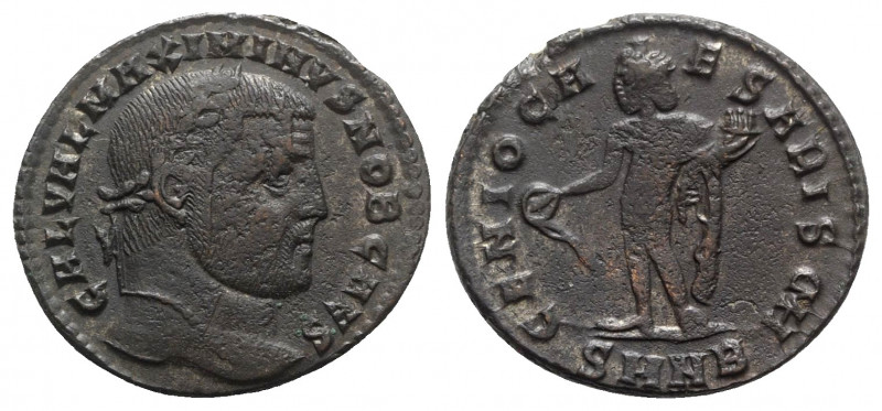 Maximinus II (Caesar, 305-309). Æ Follis (26mm, 7.09g, 12h). Nicomedia, 308-9. L...