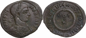 Crispus (Caesar, 316-326). Æ Follis (19mm, 2.30g). Aquileia. Good Fine / near VF