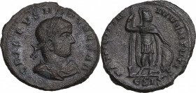 Crispus (Caesar, 316-326). Æ Follis (20mm, 3.40g). Siscia. Good Fine / near VF