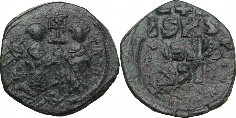 Constantine X and Eudocia (1059-1067). Æ 40 Nummi (29mm, 10.20g). Constantinople...