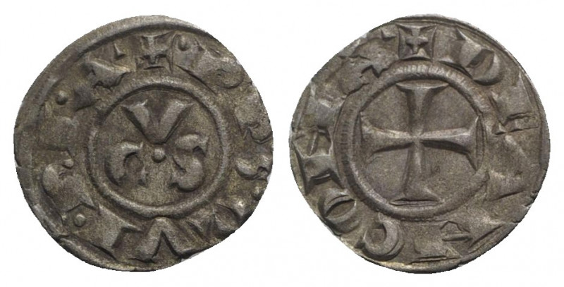 Italy, Ancona, Republic, 13th century. AR Denaro (16mm, 0.69g, 11h). CVS. R/ Cro...