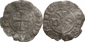 Italy, Ancona, Republic, 13th century. AR Denaro (15mm, 0.50g). Good Fine