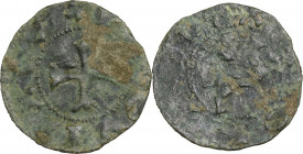 Italy, Ancona, 14th century. Quattrino (15mm, 0.40g). Fine