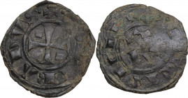 Italy, Brindisi. Corrado I (1250-1254). BI Denaro (17mm, 1.00g). Good Fine
