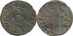 Italy, Camerino. Republic (13th century). BI Quattrino (18mm, 0.70g). Good Fine