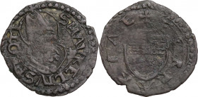 Italy, Ferrara. Alfonso I d'Este (1505-1534). Quattrino (15.5mm, 0.50g). Good Fine
