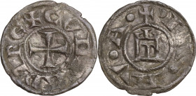 Italy, Genova. Repubblica, 1139-1339. BI Denaro (16mm, 1.00g). Near VF