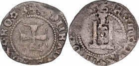 Italy, Genova. Raffaele Adorno (1443-1447). BI Petachina (18mm, 1.30g). Good Fine
